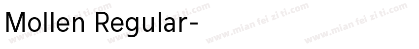 Mollen Regular字体转换